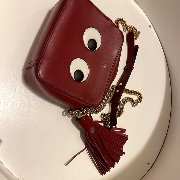 COPY - ANYA HINDMARCH Red Eyes Right Mini Crossbody - Picture 13 of 14